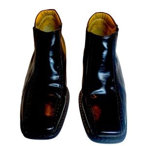 Stacey Adams Men’s Sz 11 Black Leather Ankle Boots